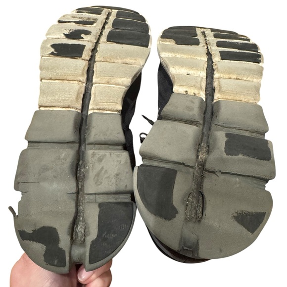 Men’s ON Cloudflow running shoes grey/black size 9. Worn - Picture 6 of 10